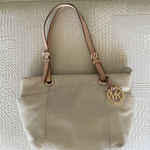 Michael Kors cream bag